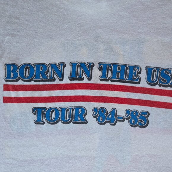Vintage Bruce Springsteen Sleeveless T-Shirt from the Born in the USA Concert - Picture 3 of 10